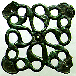 Bronze openwork plates, perhaps from clothing or accessories?