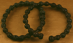 Bronze ankle bracelets