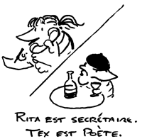 tex & rita have different jobs